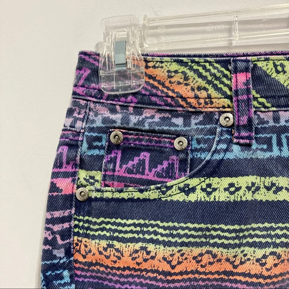 Justice Jean Shorts Multicolored Denim Jorts